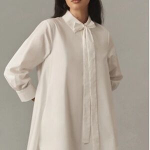 English Factory Bow Shirt Dress size small